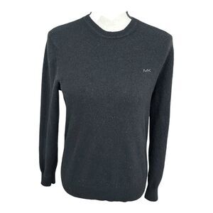 Michael Kors Women's 100%‎ Cashmere High Neck Sweater Soft Black Size S …
